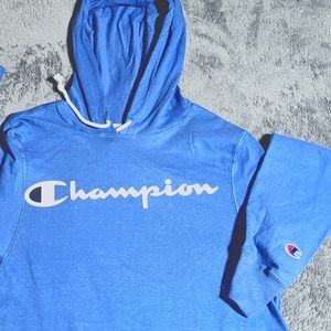 Champion lightweight active long sleeved hooded t-shirt